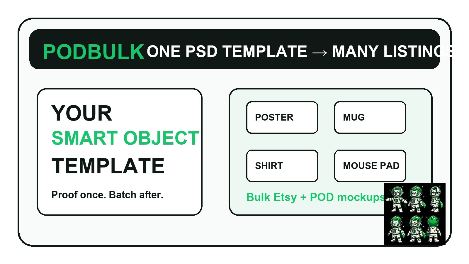 Etsy POD Mockup Workflow: Use One PSD Template System for More Listings