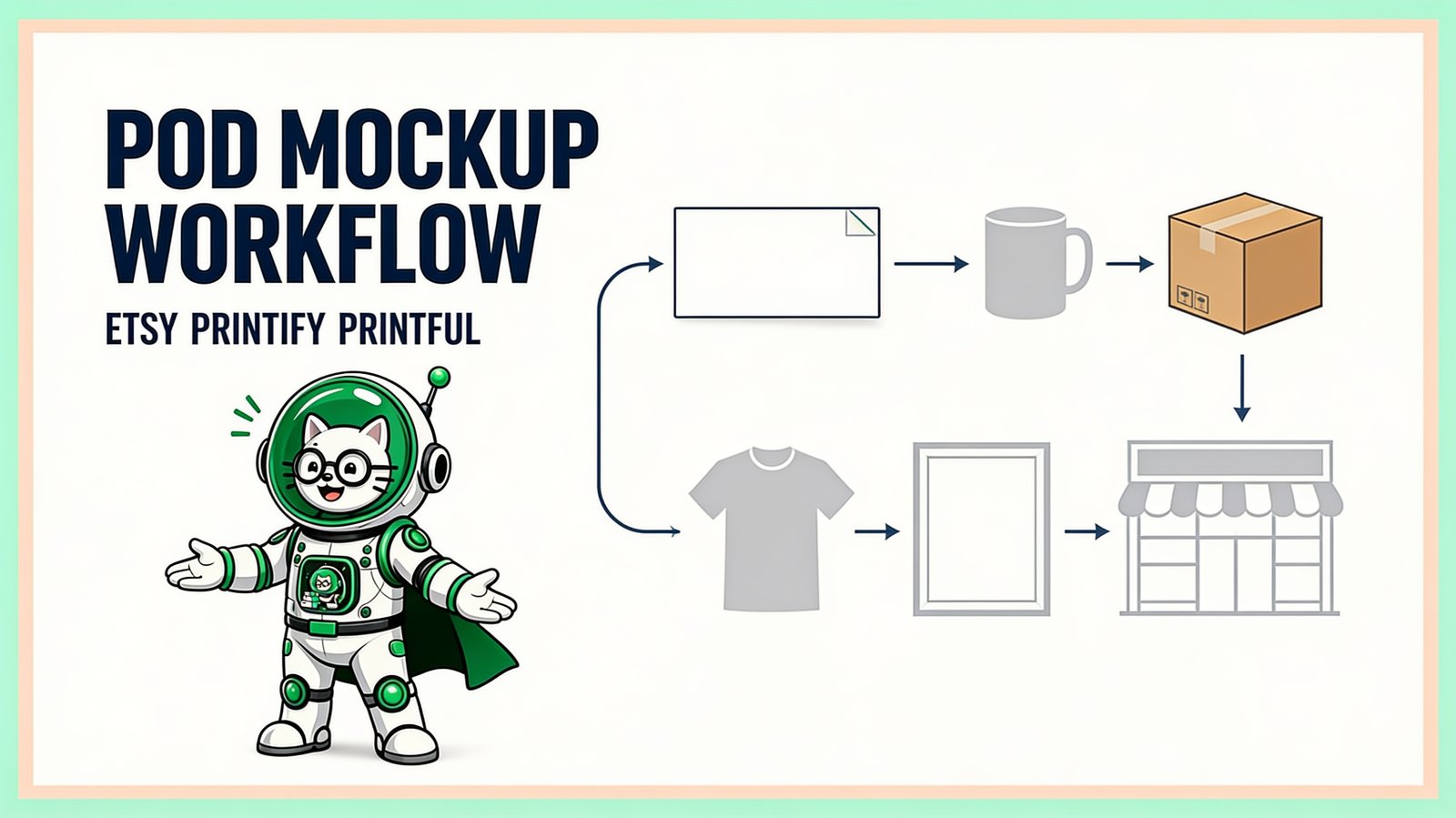 POD Mockups: Etsy, Printify, Printful and Product Image Workflows