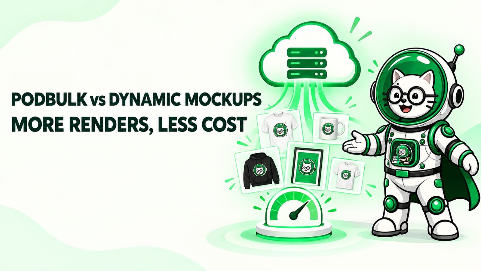 PodBulk vs Dynamic Mockups (2026): 2,000 Cloud Renders vs 300 Credits